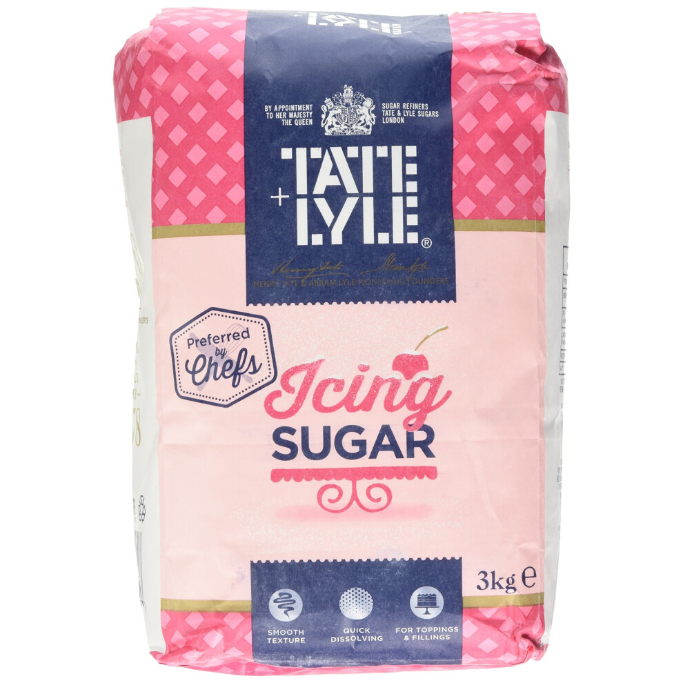 Tate and Lyle Fairtrade Icing Sugar 3 kg