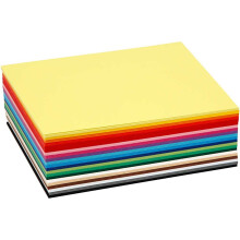 Colortime 120-Piece Creativ Craft Card, Assorted Colors