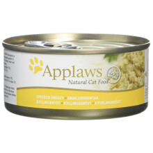 Applaws Cat Food Tin Chicken Breast, 156g, Pack of 24