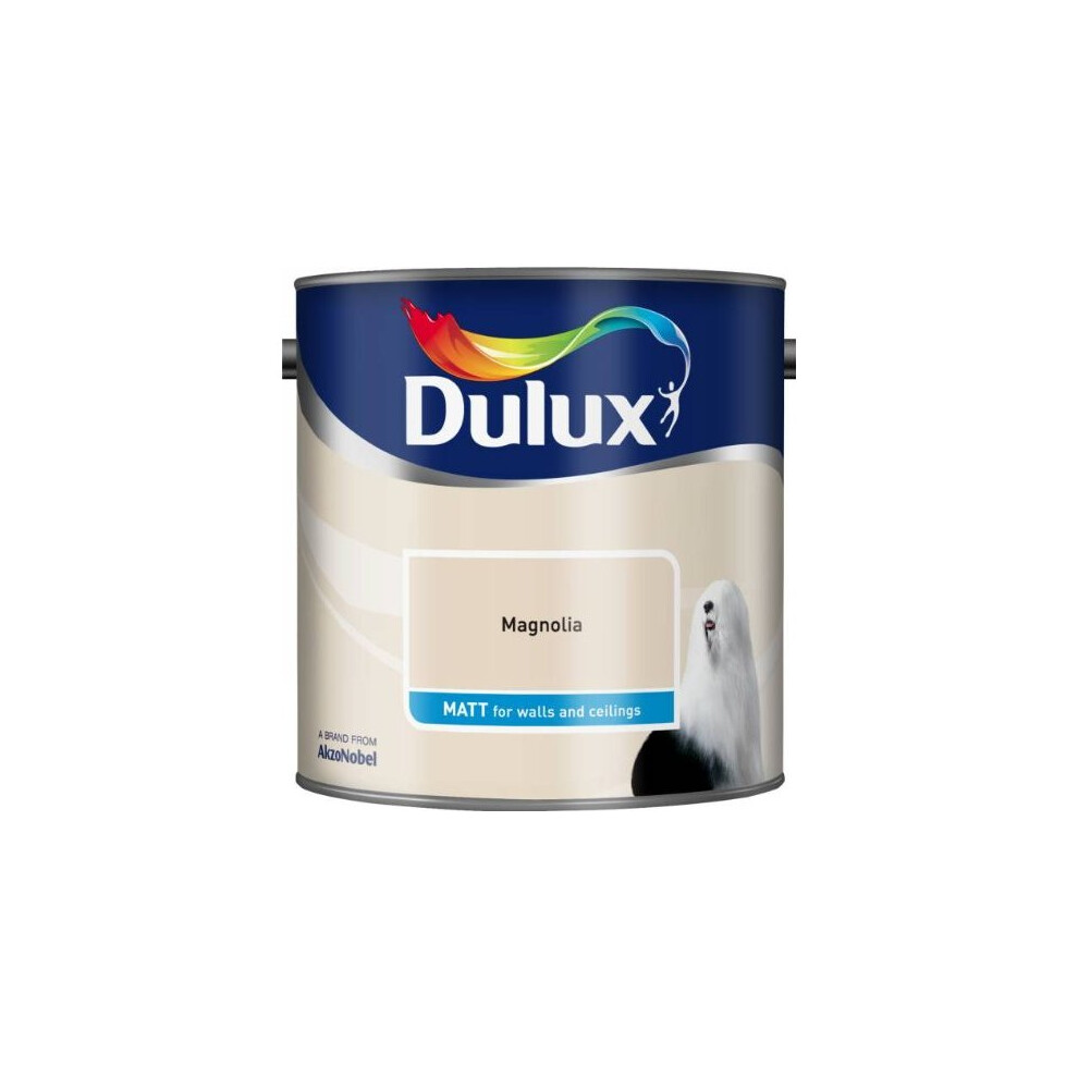 Dulux 500006 DU Matt Paint, 2.5 L - Magnolia