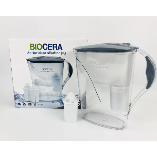 Biocera Alkaline Jug Filter with 2 Cartridges