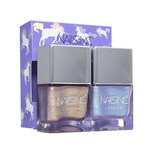 Nails.INC Nails inc Glitzer wie ein Einhorn Nagellack Duo Set 1