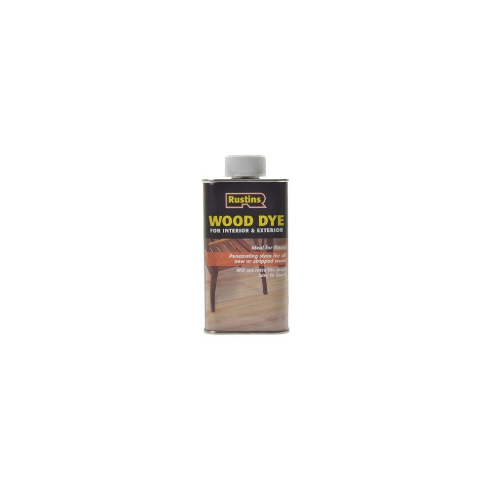 Rustins 5015332650224 Wood Dye - Ebony