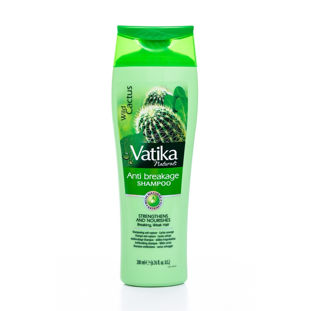 Vatika Naturals Wild Cactus Anti Breakage Shampoo 200 ml