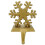 Gold Snowflake Stocking Hanger (D12) 2