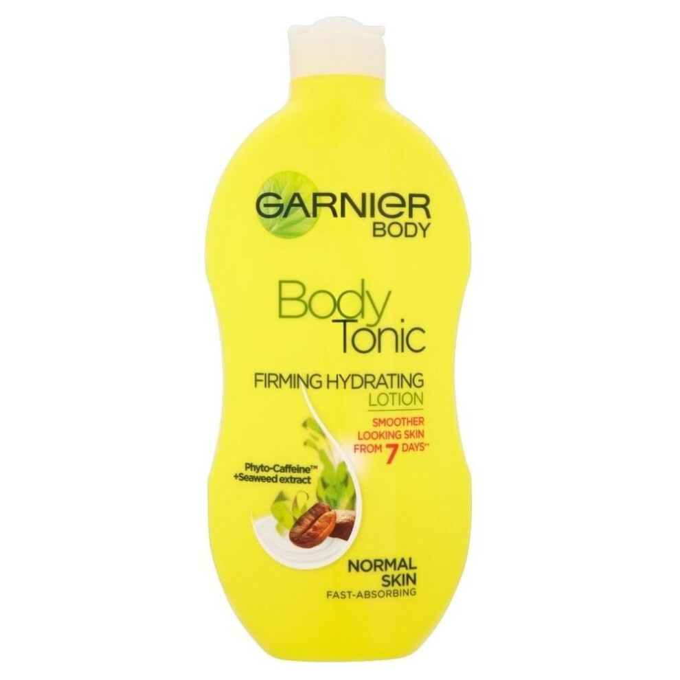 Garnier Body Tonic Firming Body Lotion 400 ml - Firms & Tones Skin with Seaweed Extract & Phyto-Caffeine - C-3600541027176
