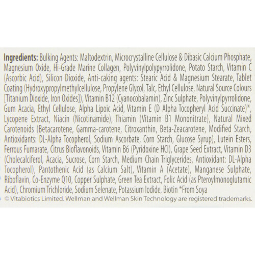 Vitabiotics Wellman Skin Technology - 60 ταμπλέτες 2