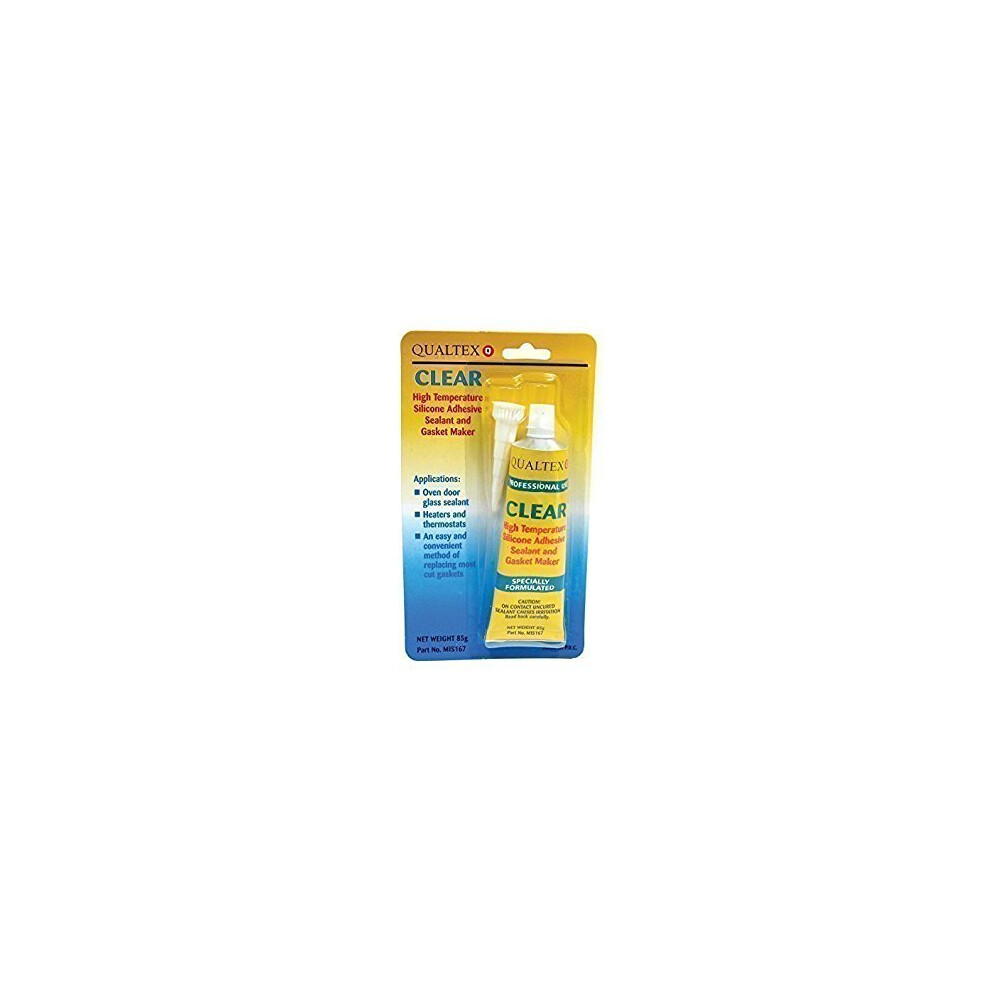 Clear Silicone Adhesive Sealant & Gasket Glue Maker 5030017101679