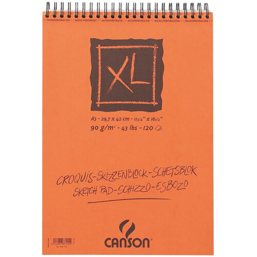 Canson A3 spiraalschetsboek van 120 pagina's