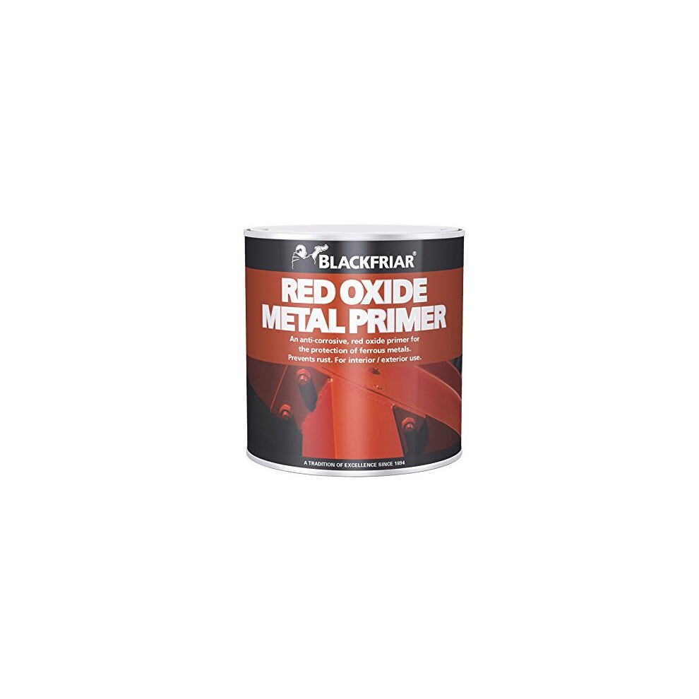 Blackfriar BKFMP1L Red Oxide Metal Primer, 1 Litre