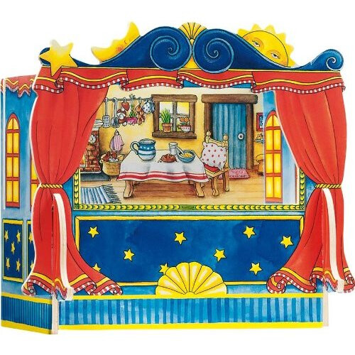 GoKi Wooden Finger Puppet Theatre