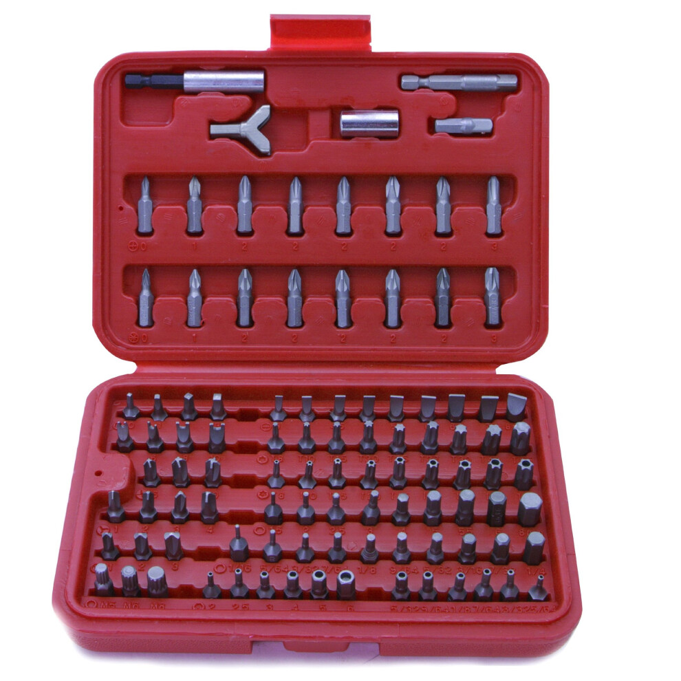 Rolson 30959 All Purpose CV Power Bit Set - 100 Pieces