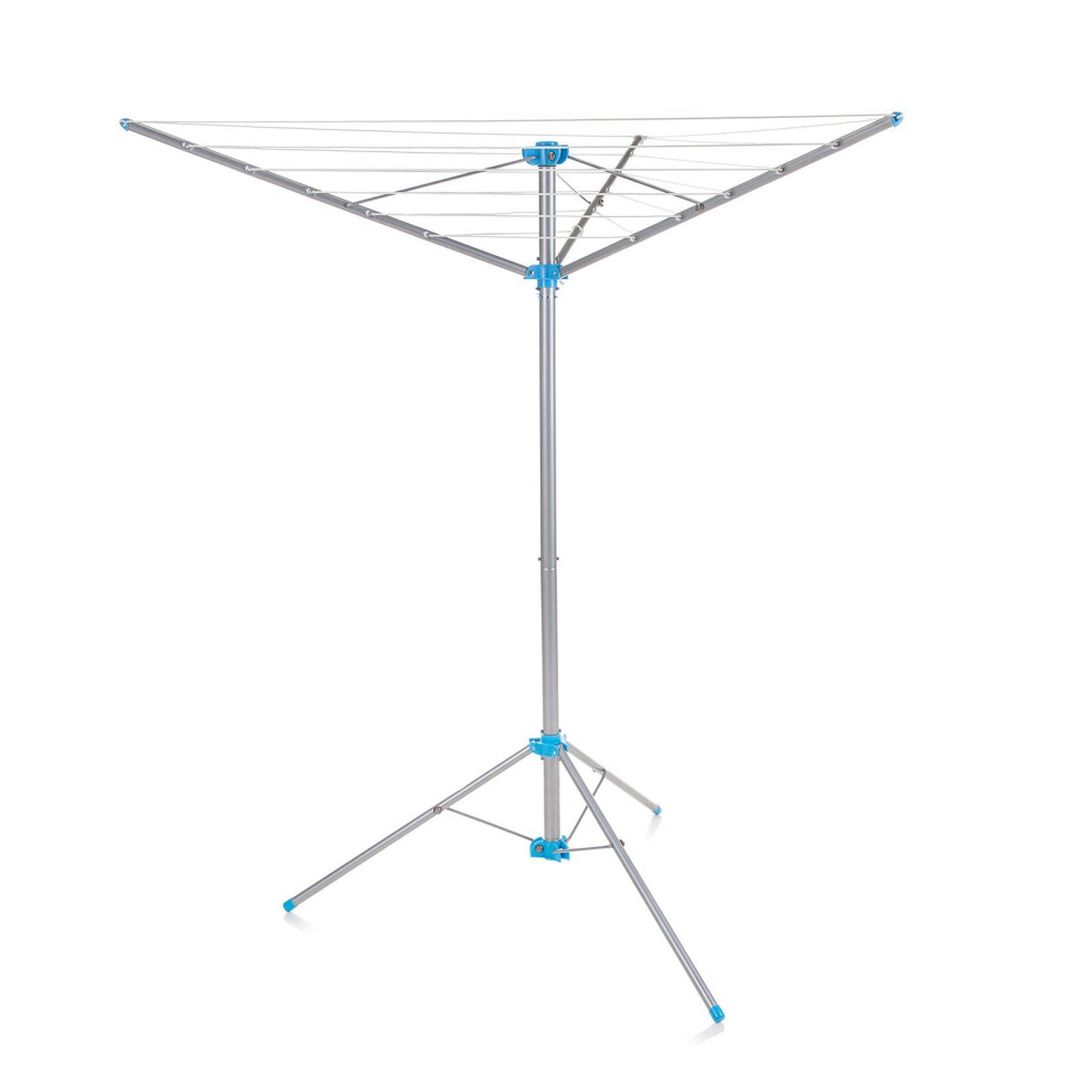 Minky Freestanding Indoor/Outdoor Airer, 15M Drying Space, Silver