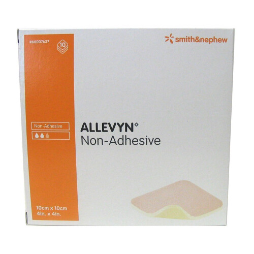 Allevyn Non-Adhesive Dressing 10 Pack (Size: 5cm x 5cm)