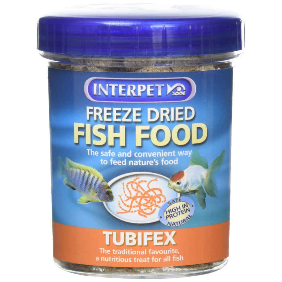 Interpet Freeze Dried Fish Food - Tubifex 30g