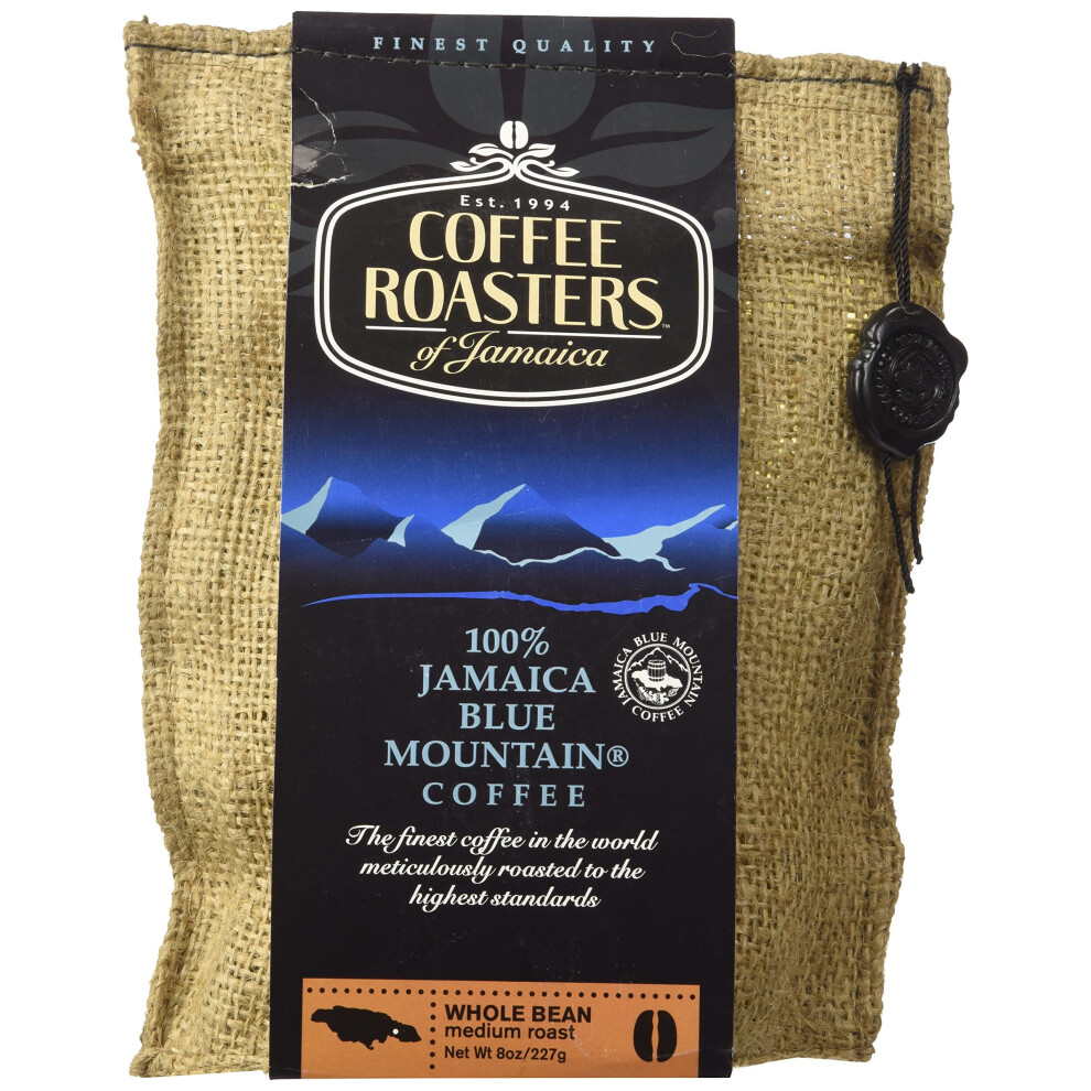 Blue Mountain Coffee 100% Jamaica Roasted Whole Beans