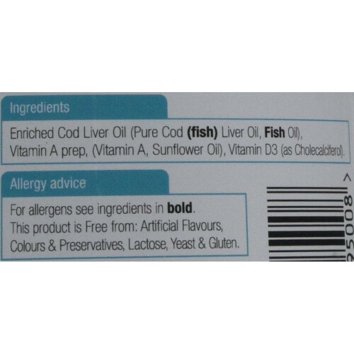 Natures Aid Natures Aid Health Cod Liver Oil Liquid 500ml 2
