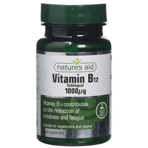 Natures Aid Natures Aid Vitamin B12 Tablets 1000ug Pack of 90