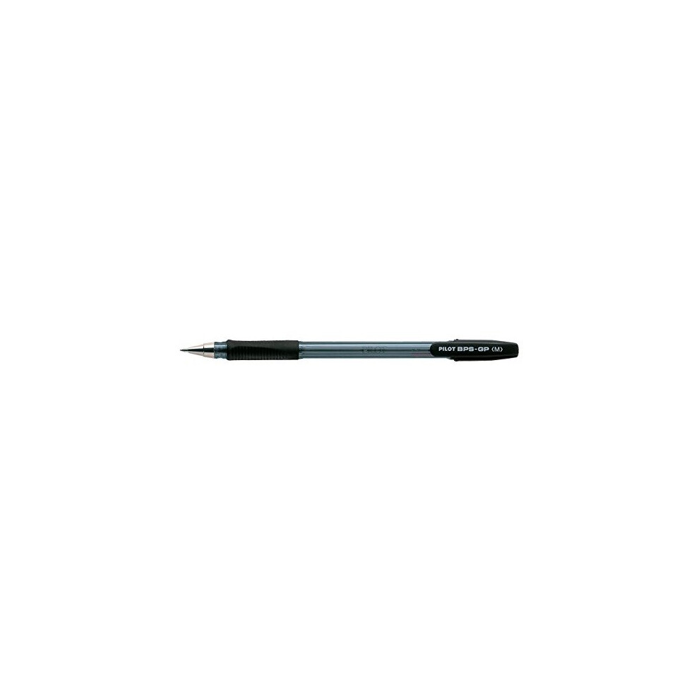 Pilot Bps - Gp Grip Ballpoint 1.0 Mm Tip (Pack Of 12) - Black