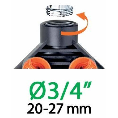 Claber Claber Double Hose connector for Garden Tap 2