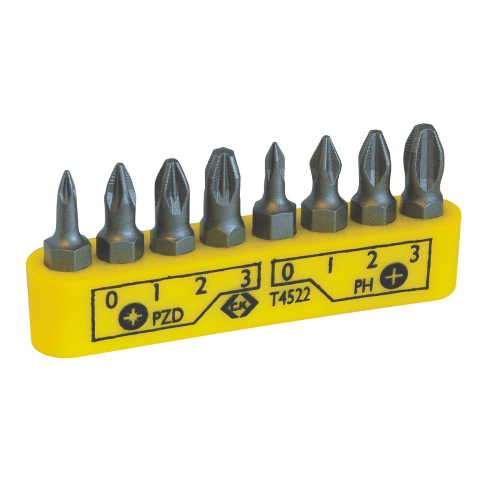C K Bit Clip PH/PZD Set of 8 - T4522