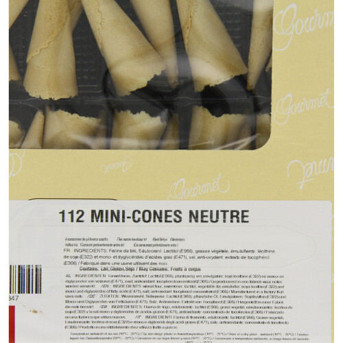 Pidy Mini Cones Neutral, 75 mm - 112 Portions 2