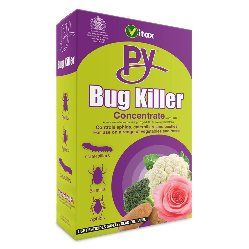 Vitax Py Bug Killer Concentrate Garden Spray, 250 ml