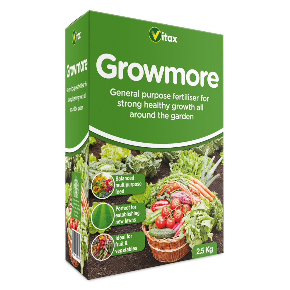 Vitax 2.5Kg Growmore Fertiliser