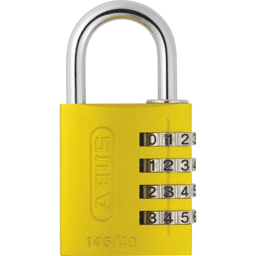 Abus ABUS 145/40 Combination Padlock - Yellow 1
