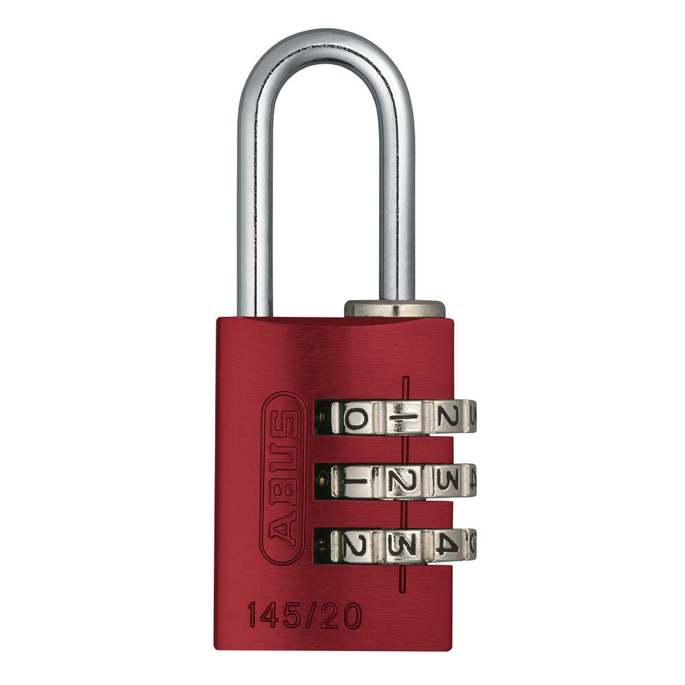 ABUS 145/20 Combination Padlock - Red