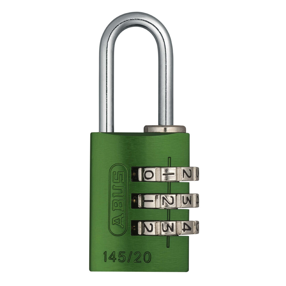 ABUS 145/20 Combination Padlock - Green