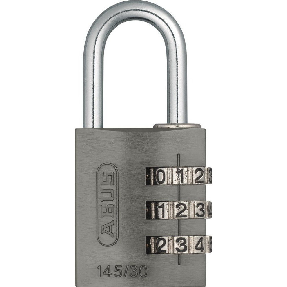 ABUS 145/30 Combination Padlock - Titanium
