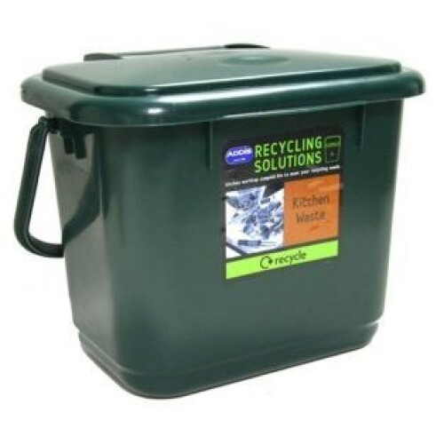 Addis Addis Kitchen Compost Caddy, Dark Green