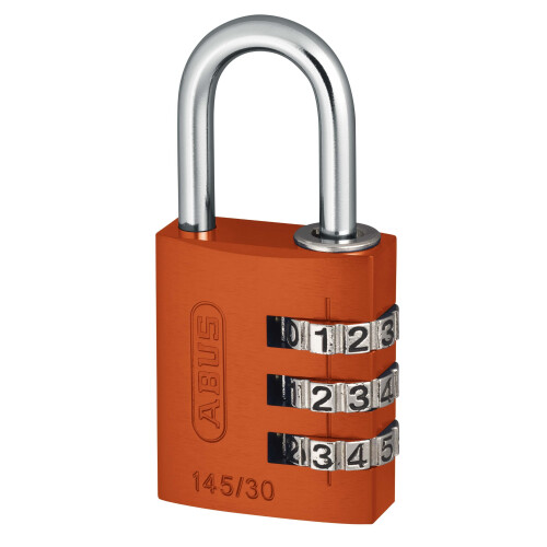 Abus ABUS 145/30 Combination Padlock - Orange 1