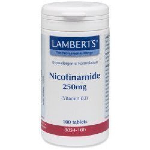 Lamberts Lamberts Nicotinamide (Vitamin B3) 250mg - 100 tablets