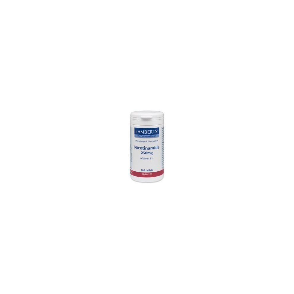 Lamberts Nicotinamide (Vitamin B3) 250mg - 100 Tablets