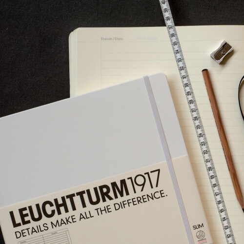 Leuchtturm 1917 Black Slim Master (A4+) Notebook, dotted 2