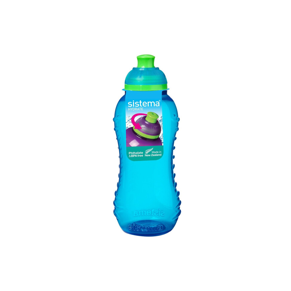 Sistema Twist 'N' Sip Bottle, 330 Ml - Assorted Colours
