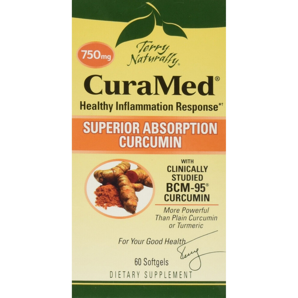 Terry-Naturally Terry Naturally Curamed Curcumin Bcm-95 750 Mg-60 Softgels