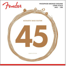 Fender 8060 Akustikbass-Saiten, Phosphorbronze, lange Mensur, .045-.100