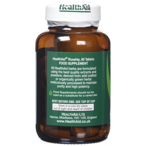 HealthAid Rosehip - 60 Vegan Tablets 2