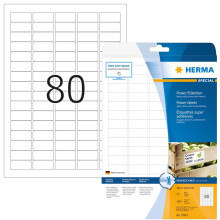 HERMA 10901 Labels A4 35,6x16,9 mm white extra strong adhesion paper matt 2000 pcs.