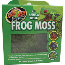 zoomed All Natural Frog Moss 1.3 L - Moisture-Holding Terrarium Substrate for Frogs, Toads, Salamanders & Small Snakes (CF3FM)
