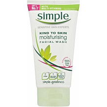 Enkel hudvenlig fugtgivende ansigtsvask (150 ml)