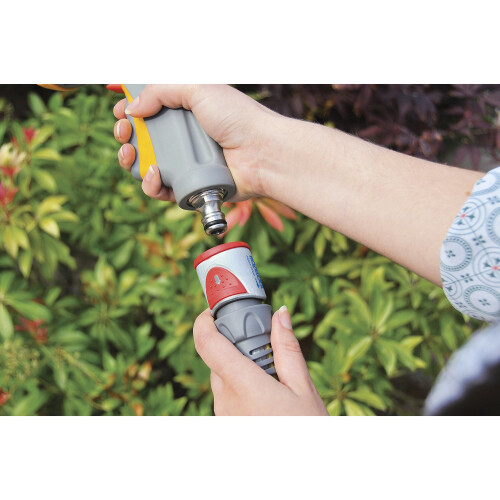 Hozelock Hozelock AquaStop "Metall Pro" Connector, Grey, 15/19 mm 2
