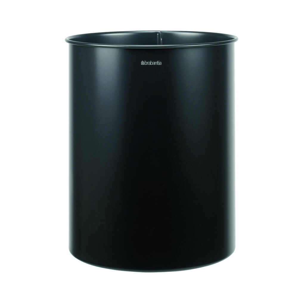 Brabantia Classic Waste Paper Bin, 15 L - Black