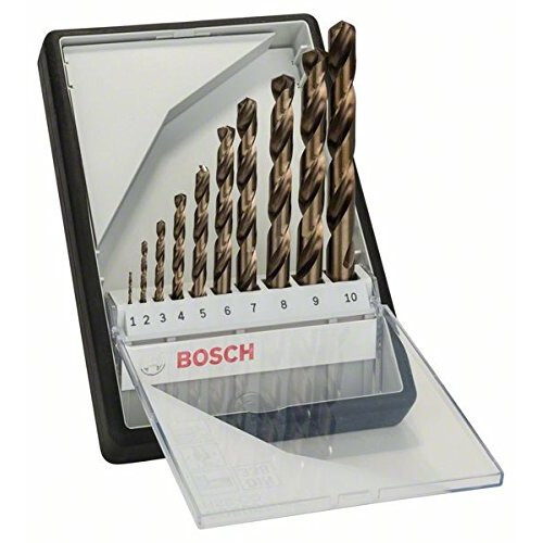 Bosch Forets à métaux - BOSCH - Robust Line - Set de 10 - HSS-Co - Pointe de perçage 135