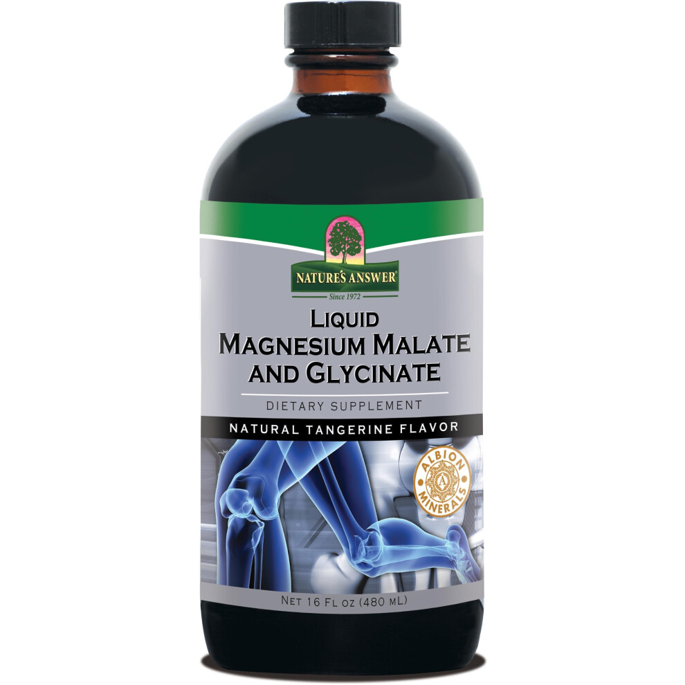 Nature's-Answer Nature's Answer Liquid Magnesium Malate And Glycinate, 16-Fluid Ounces