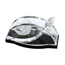 Wedo 609001 - Tape Dispenser Acrylic Clear Glass/Black