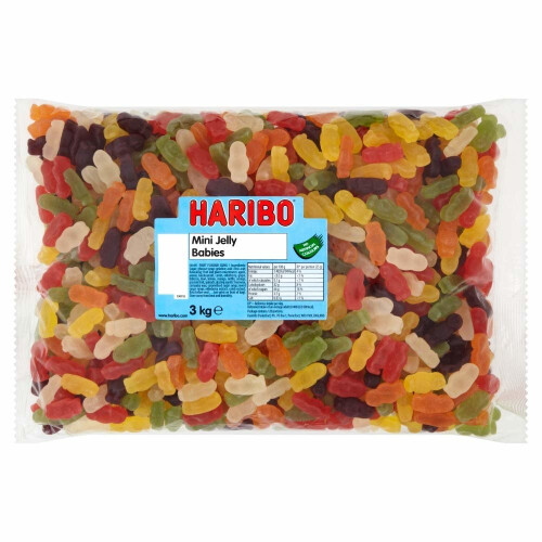 Haribo Haribo Mini Jelly Babies Bulk Bag 3 kg